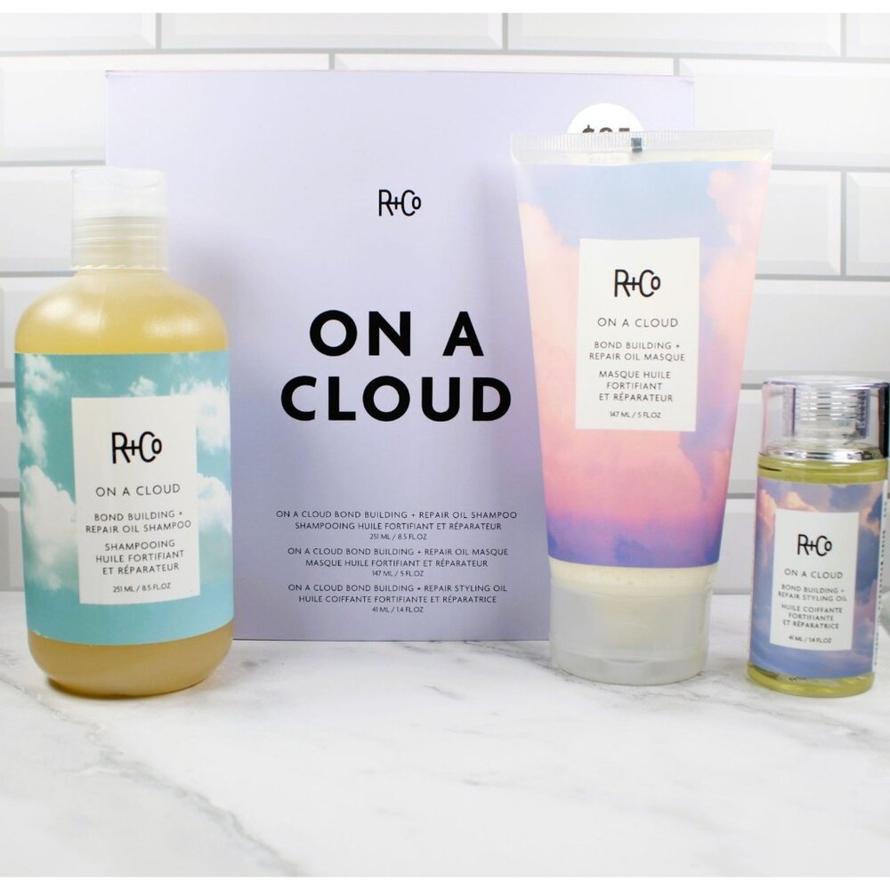 R+Co On A Cloud Bond Building Kit - Shampoo Masque & Styling Oil - NEW IN BOX